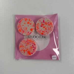 Orange und pinke Chips