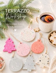 Terrazzo-Weihnachtswerkstatt Terrazzo Weihnachtsanhänger Workshop
