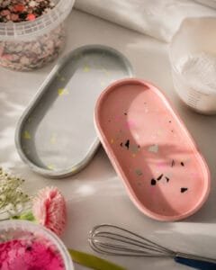 Terrazzo Schalen Herstellungsprozess