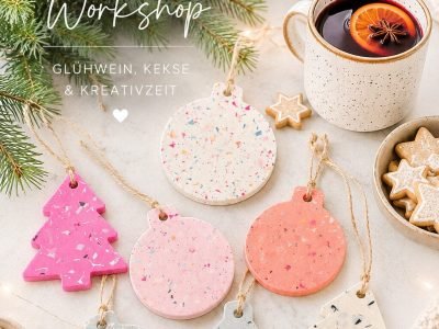 Terrazzo Weihnachtsanhänger Workshop